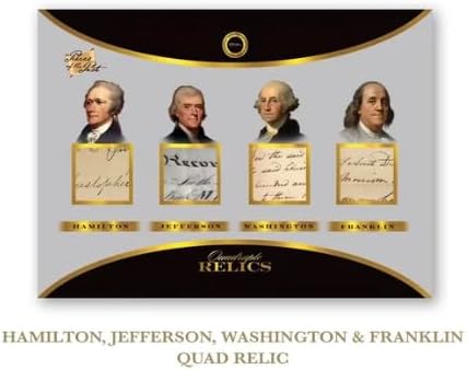 Pieces of the Past 2024 1700s Edition: Contains 4 Packs with 4 Cards Each- Total of 4 relic Hits- 100 Different relic Cards Featuring Historical Figures Like Beethoven and Washington