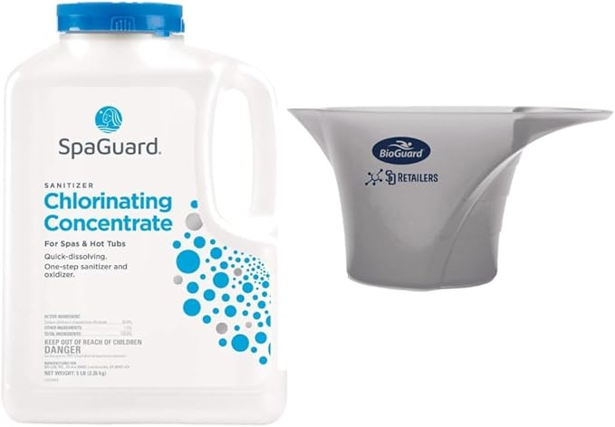 SpaGuard Chlorinating Concentrate (5 lb) with SDR Measuring Cup