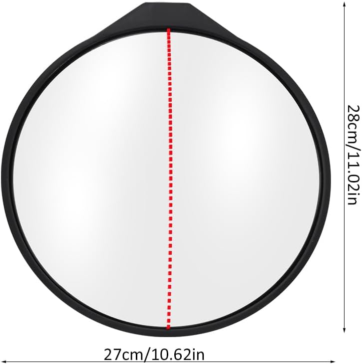 Convex Mirror Golf Wide Angle Mirrors Full Swing Putting Golf Training Aid Tool Premium Quality Adjustable Tilt Durable ABS Plastic Acrylic Stainless Steel 27x28cm for Golf