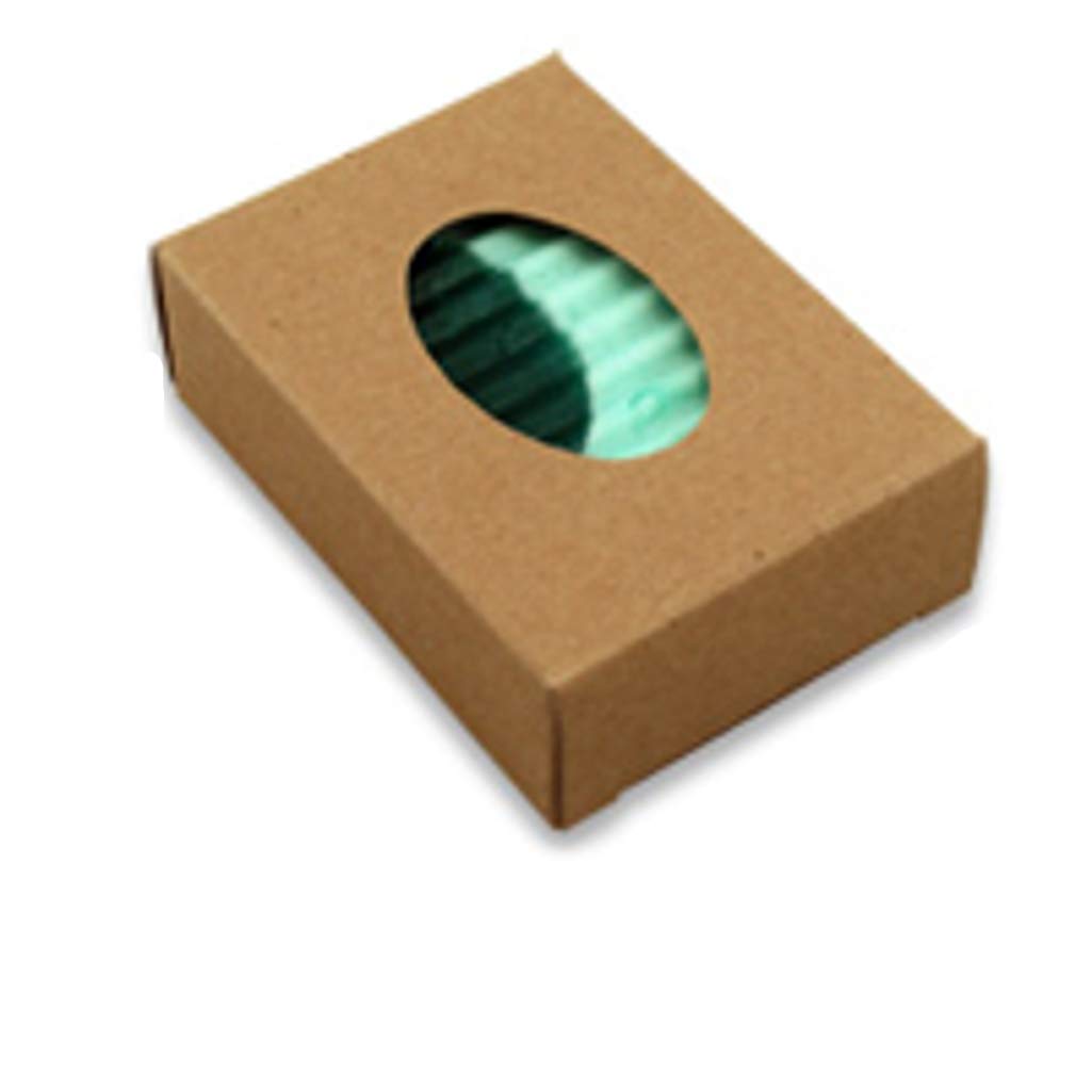 Oval Window Soap Boxes β Kraft Recyclable Packaging for Handmade Soap, Elegant Artisan Packaging for Weddings, Boutiques, Craft Fairs β 2 3/4" x 3 13/16" x 1 3/16" - 50 Pack