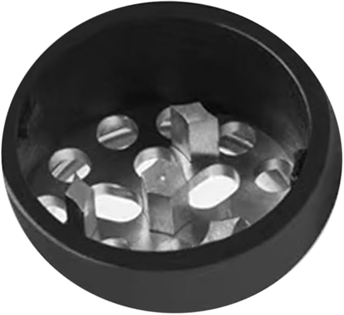 Pepper Cannon Kitchen Manual Press Salt or Pepper Grinder: Refillable Spice Mill - Small Manual Salt Pepper Mill