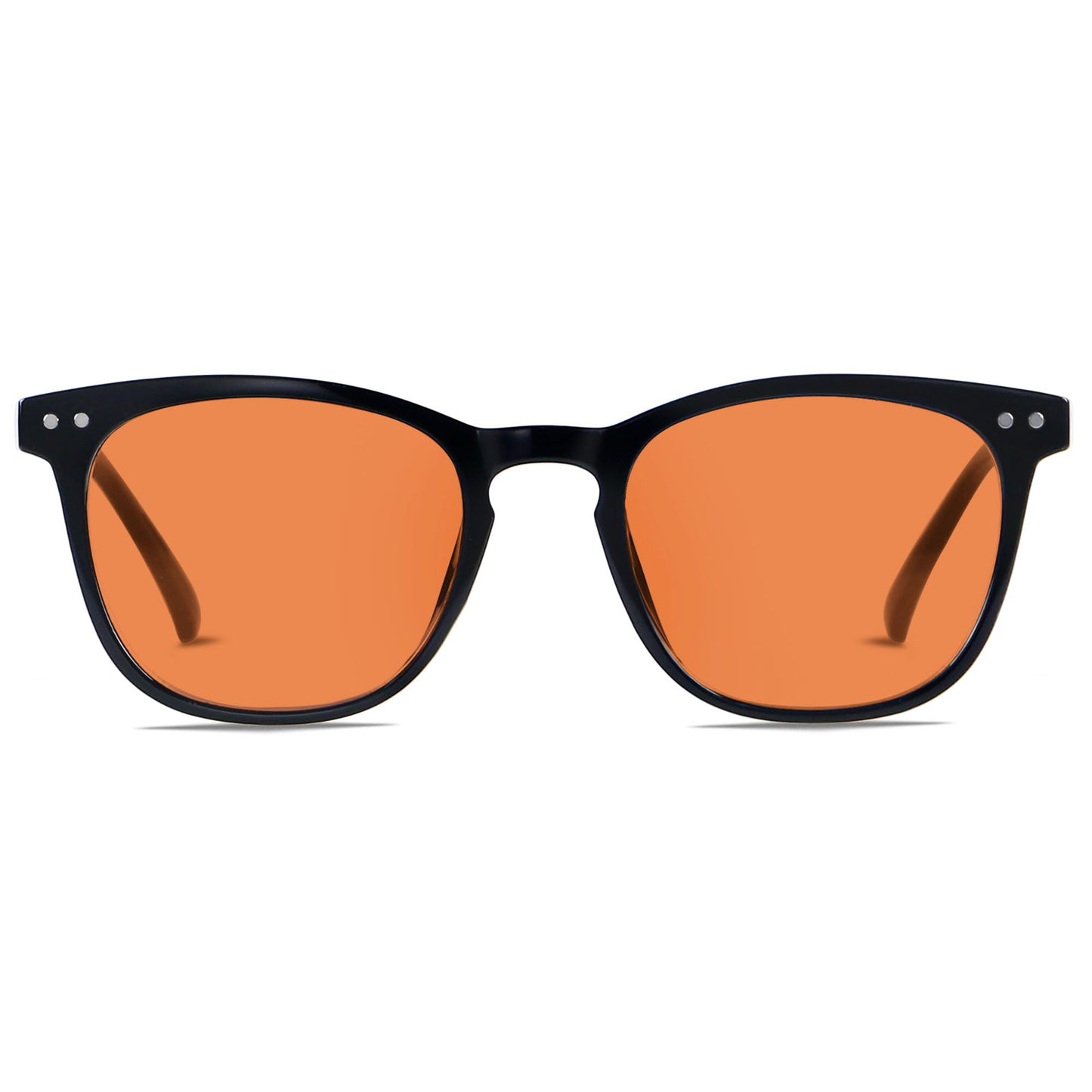 ANDWOOD Blue Light Blocking Glasses Women Men Computer Small Face Gaming Orange Lens Improve Sleep by Naturally Producing Melato