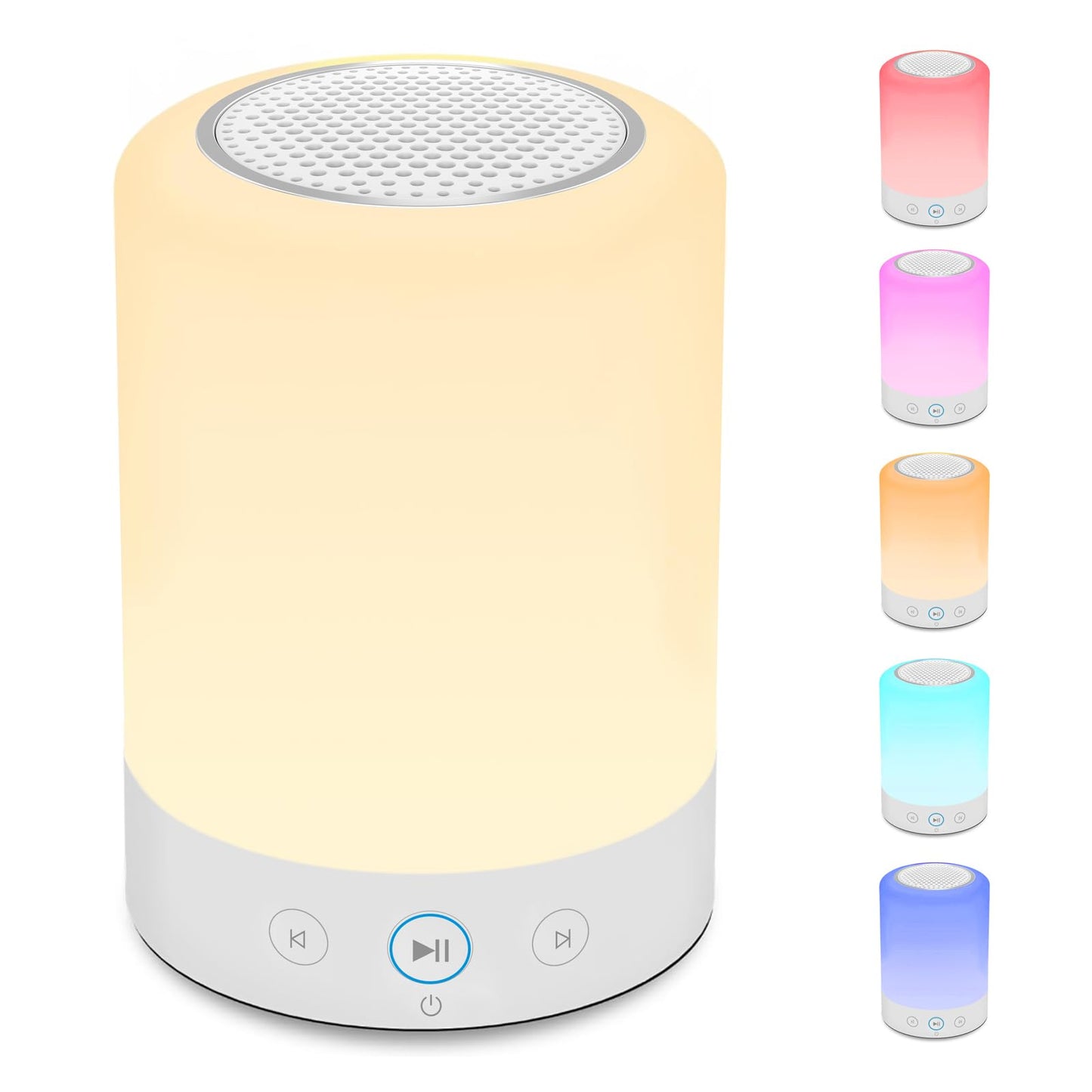 Night Lights, White Noise Machine ā 20 Non-Looping Sleep Sounds, Rechargeable Battery, Touch Control, 6 Timers & Memory Function | Portable Sound Machine for Baby, Adults, Nursery, Travel