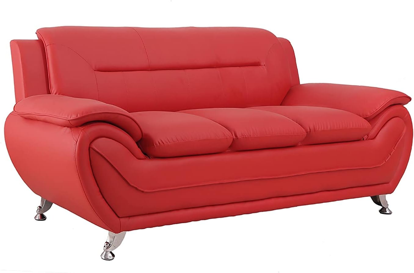 Container Furniture Direct Michael Sofa And Loveseat Red