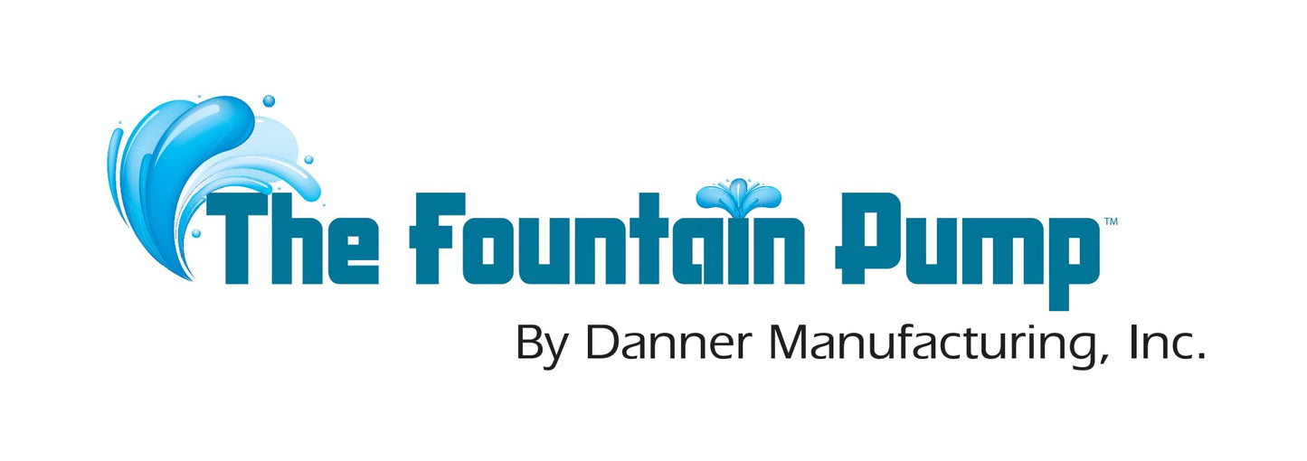 Danner Manufacturing, Inc. Fountain/Statuary Water Pump, 725 GPH, 15' Cord. #01739 Black