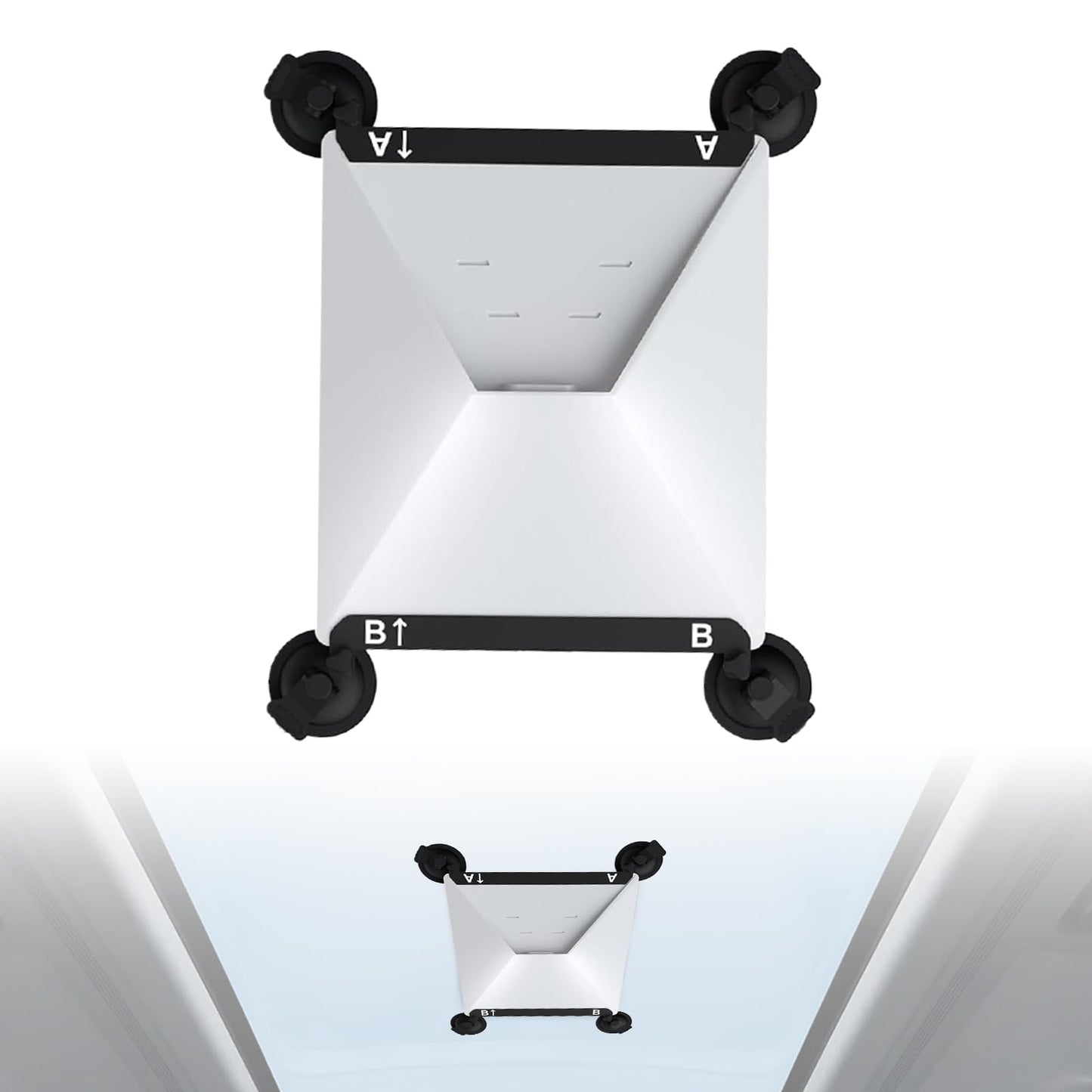 Starlink Mini Suction Cup Mount for Car Sunroofs or Windows - Secure Satellite Mounting Kit with Strong Grip for RVs, Boats and