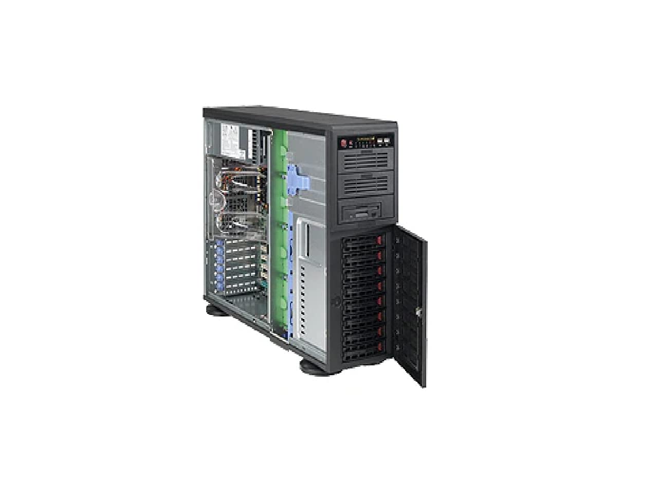 Supermicro Cse-743Tq-903B-Sq 4U 903W Super Quiet Chassis