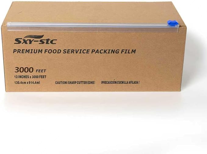 12 Inch x 3000 Feet Plastic Cling Wrap