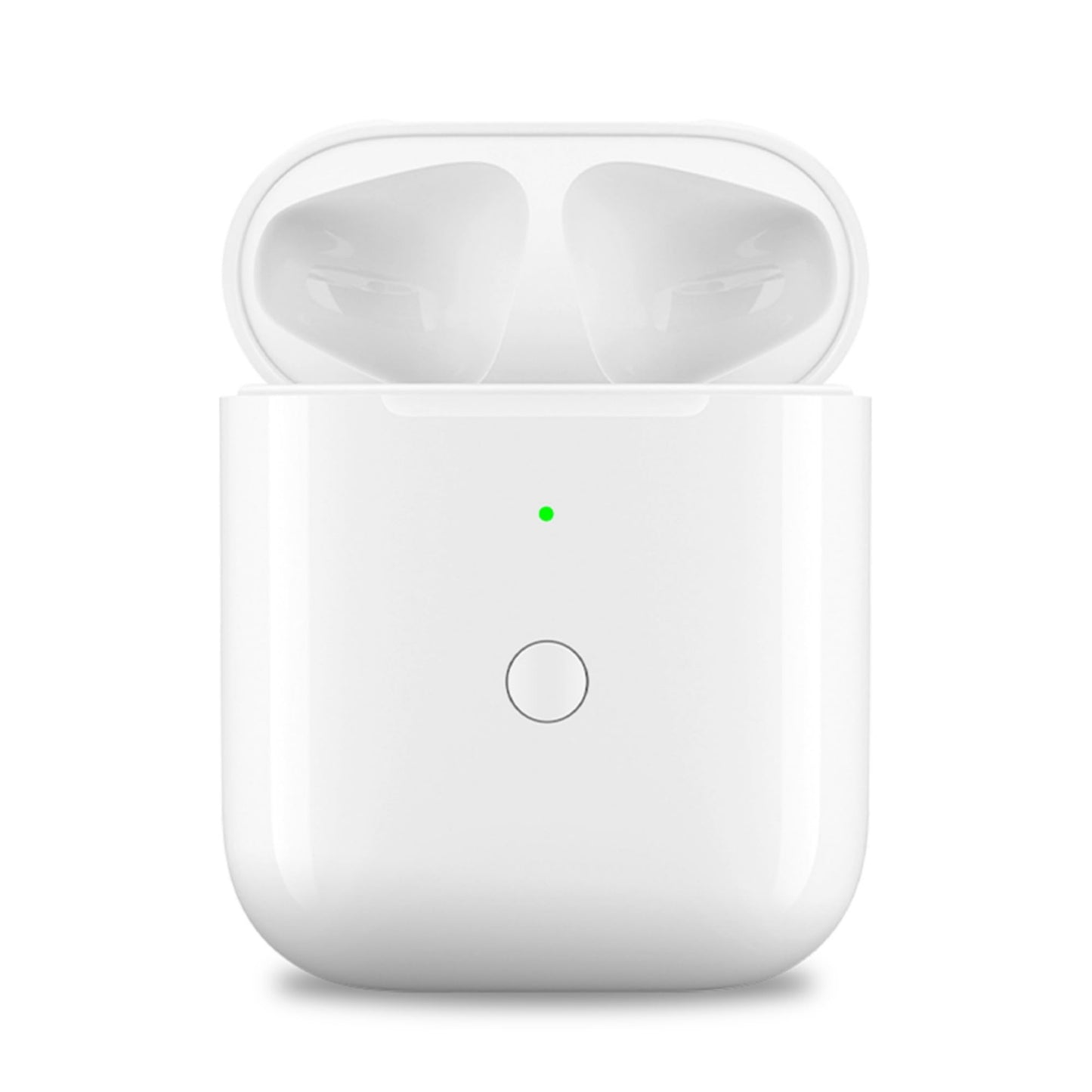 AIOYE Wireless Charging Case Compatible with AirPod 1st and 2nd Generation - Perfect Replacement Sleeve 550mAh,White -Like New
