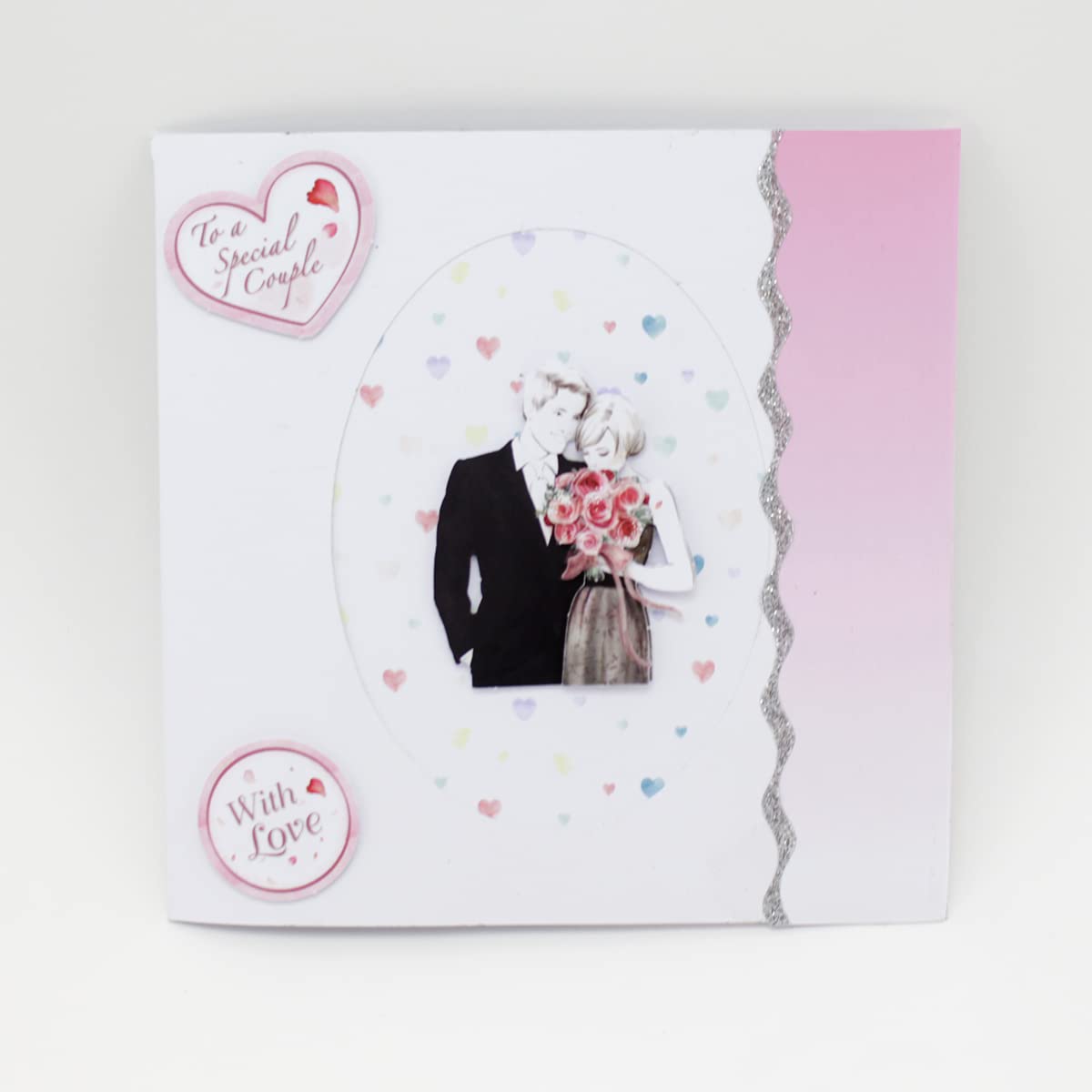 Katy Sue Designs Romance & Weddings 3D Die-Cut Decoupage Sheets for Card Making. 12 Sheets of Engagement & Wedding-Themed Die Cuts for Card Making Supplies with Roses, Weddings, Couples, & Champagne
