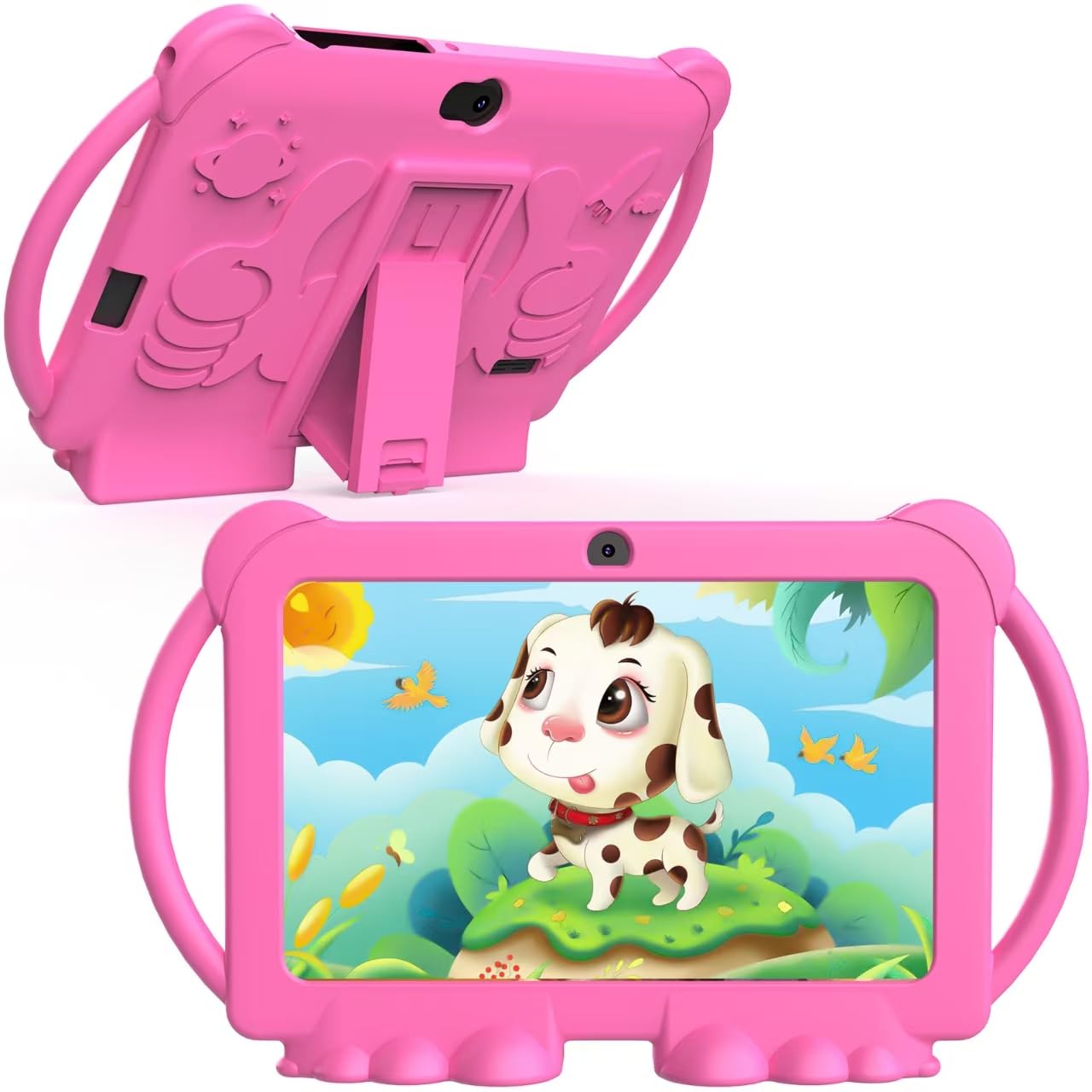 HOTTABLET Kids Tablet 7 inch Android 12, 4GB RAM 32GB ROM, 512GB Expandsion, with Parental Control, WiFi, Bluetooth, Dual Camera