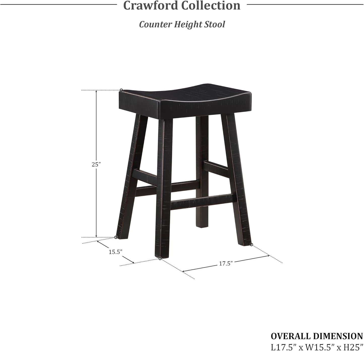 Lexicon Bar Table Set for 3, Small Kitchen Table Set Kitchen Island Table with 3 Saddle Bar Stools, 4 Piece Dining Table Set for Breakfast Nook, Living Room, Apartment, Counter Height, Black