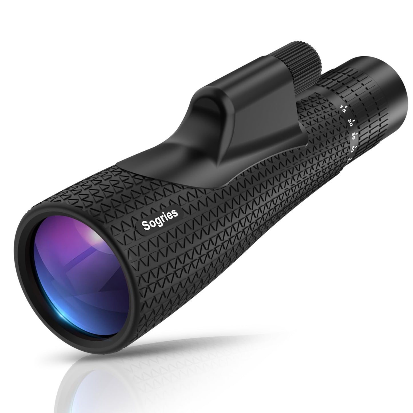 15-45x55 Zoom Monocular Telescope-High Power Monocular for Adults BAK4 Prism for Bird Watching and Traveling Concert