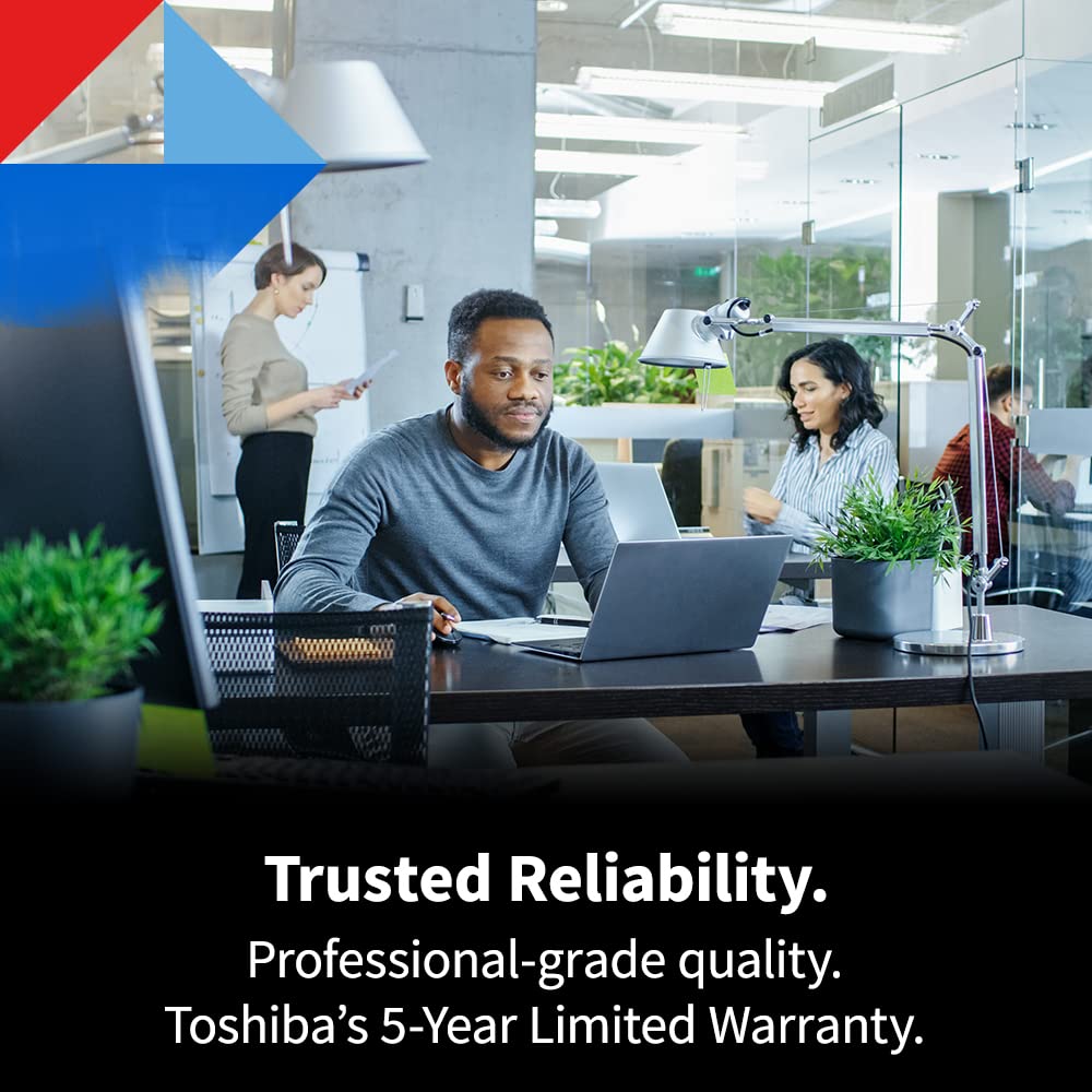 Toshiba N300 Pro 14Tb Large-Sized Business Nas (Up To 24 Bays) 3.5-Inch Internal Hard Drive - Up To 300 Tb/Year Workload Rate Cm