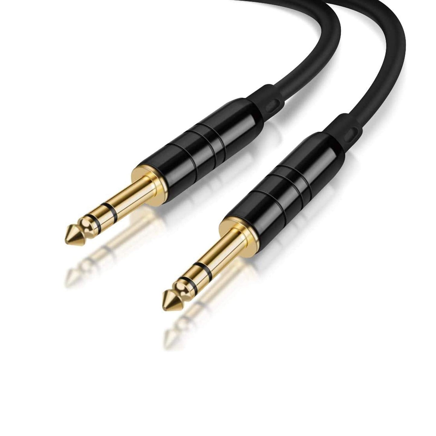 CableCreation 1/4 TRS Cable 15ft, Pro Grade Instrument Guitar Cable,1/4 Inch 6.35mm Balanced Stereo Audio Cord for Bass,Keyboa