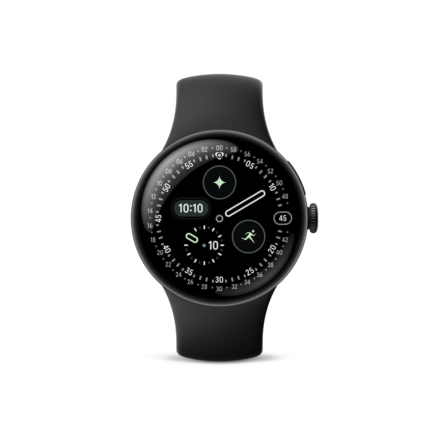 Google Pixel Watch 4 (45mm) - Android Smartwatch - Heart Rate and Sleep Tracking - 40-Hour Battery - Fitness Tracking - Google A