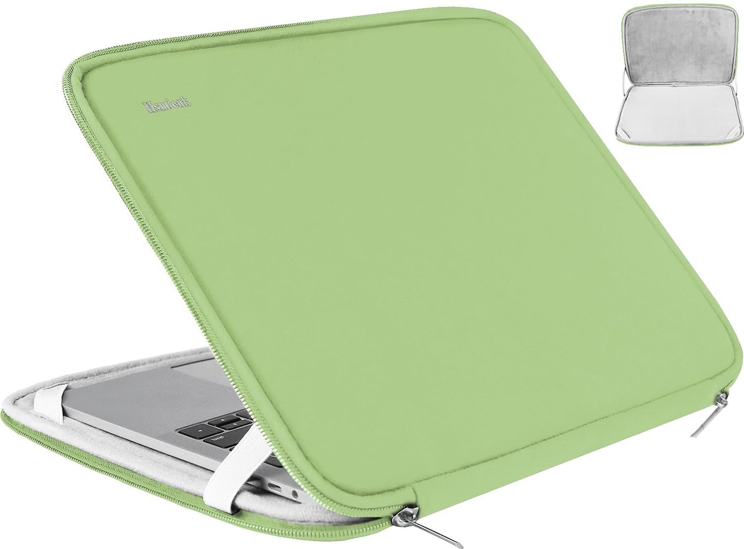 Laptop Sleeve 14 inch Upgrade Shockproof Protective Computer Case Briefcase Carrying Bag Compatible with 14 HP Lenovo Asus Acer Notebook Chromebook Computer Light Green-New