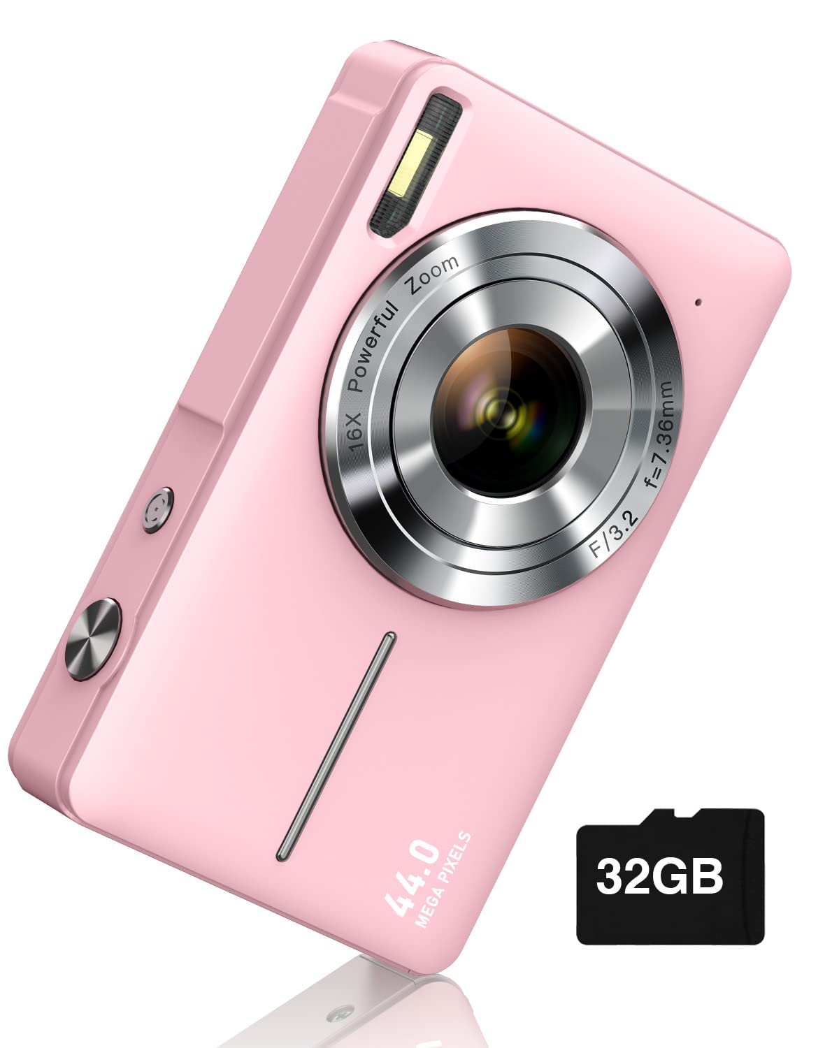 Digital Camera FHD 1080P Digital Point and Shoot Camera with 16X Zoom Anti Shake Compact Small Camera for Boys Girls Kids-New
