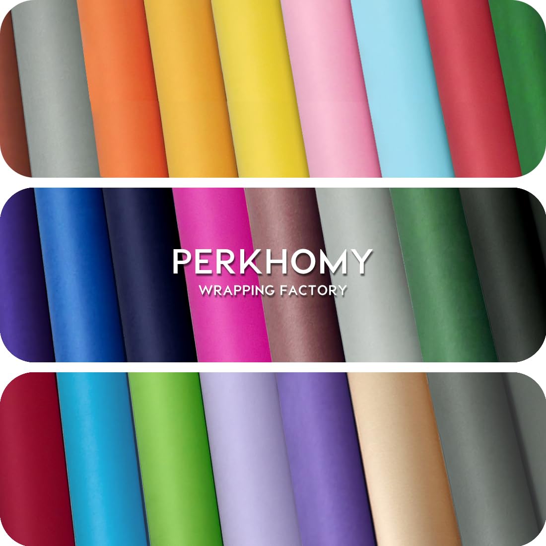 PerkHomy 17.8" x 1,440" (120') Medium Green Kraft Paper Roll for Craft Bulletin Board Paper Art Table Covering Crafting Gift Wrapping Bouquet Packing Parcel 80GSM (Medium Green, 17.8" x 120')