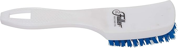 Fuller Brush 306 Stain Brush – Heavy Duty Spot Remover Brush for Carpet, Rugs, Upholstery – Durable Bristles & Comfort Grip Handle, Stain Scrubber, Grime Scraper – Blue
