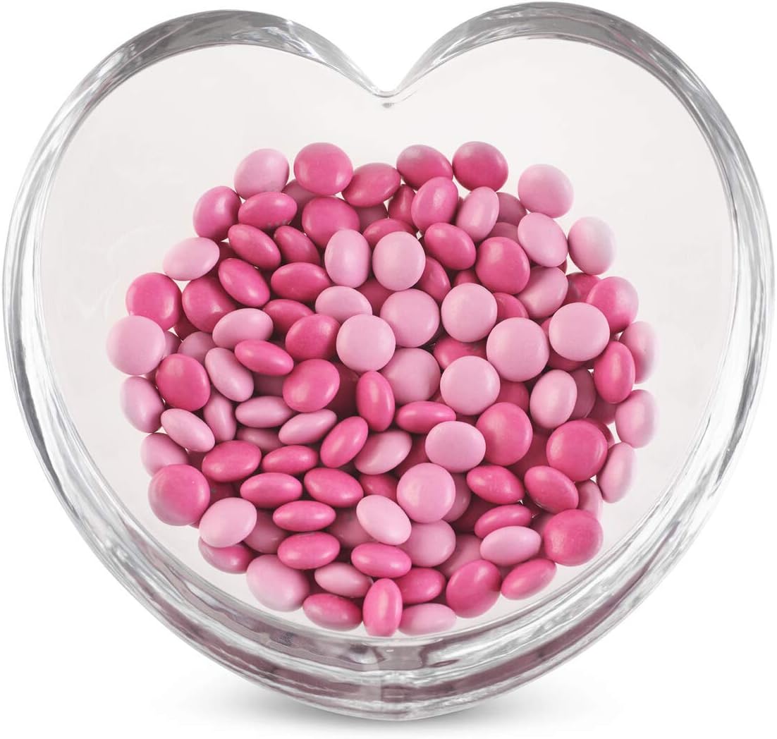 nambe Glass Heart Bowl | Medium Sized Jewelry Catchall Bowl | Gift for Candy Lovers, Valentines Day, Mother’s Day, or Anniversary | 6.25-Inch | Made of Glass | Designed by Sean O’Hara