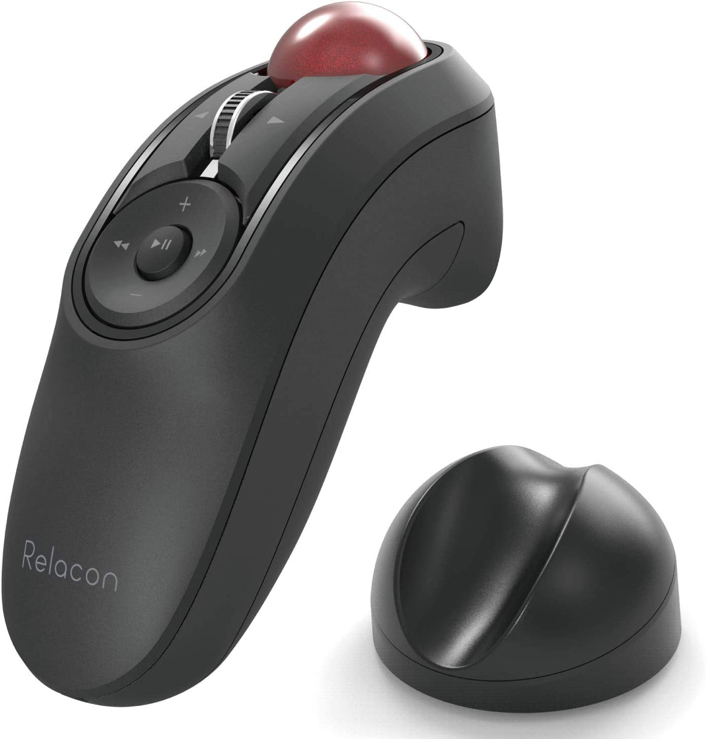 ELECOM Relacon Handheld Trackball Pointer Ergonomic Thumb Mouse for Right or Left Hand Bluetooth 10 Buttons for TV Presentation Game PC & MAC-New