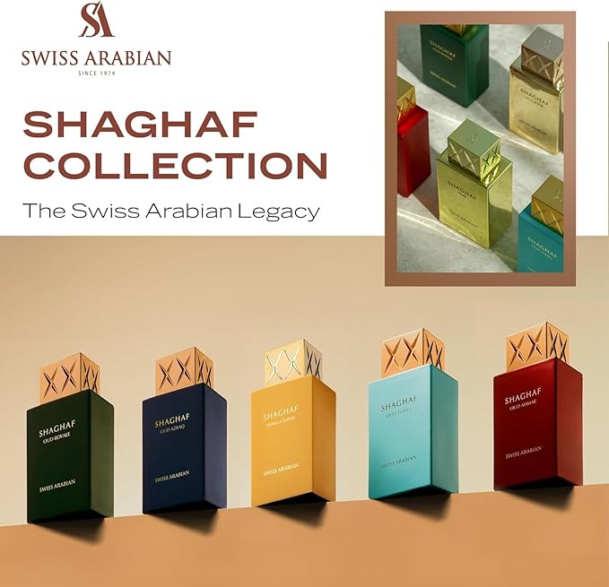 Swiss Arabian Shaghaf (Feminine) - Luxury Products From Dubai - Long Lasting Personal EDP Spray Fragrance - A Seductive Signature Aroma - 2.5 Oz