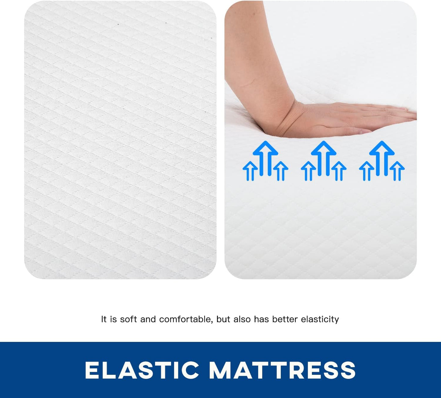 FDW | 12 Inch Queen Mattress | Medium Firm | Gel Memory Foam Mattress | White | Bed in a Box, CertiPUR-US Certified | Pressure Relief, Cooling Ventilated Foam | Washable Removable Cover