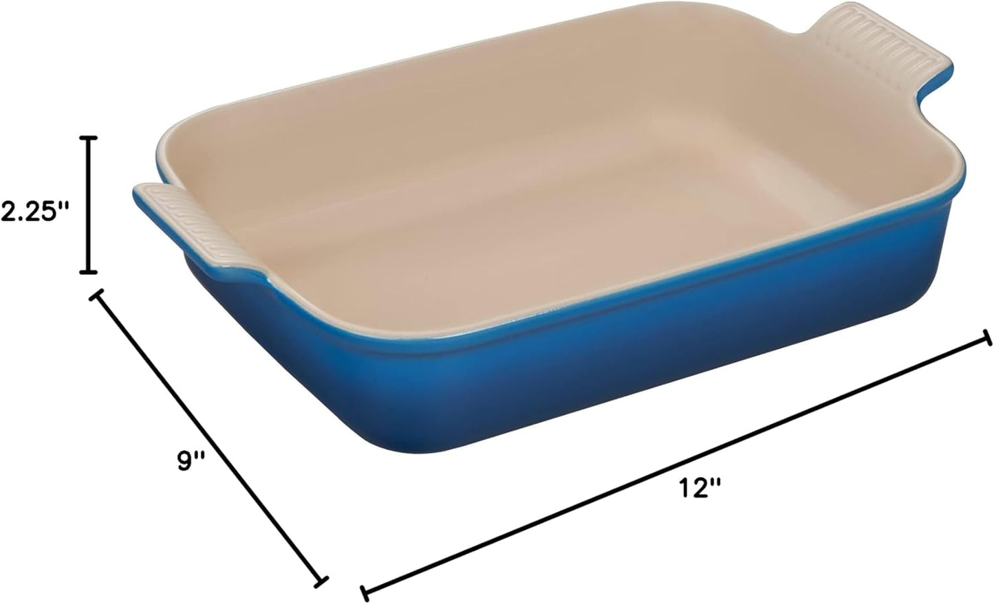 Le Creuset Stoneware Heritage Rectangular Dish, 4 qt. (12" x 9"), Marseille