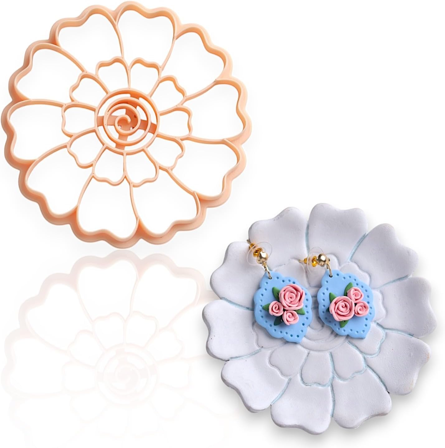 GOTO CLAY TOOLS Trinket Cutter Set for Polymer Clay Display & Jewelry Styling ā Monstera, Shell & Flower Shapes | MOSHEFL-TRI