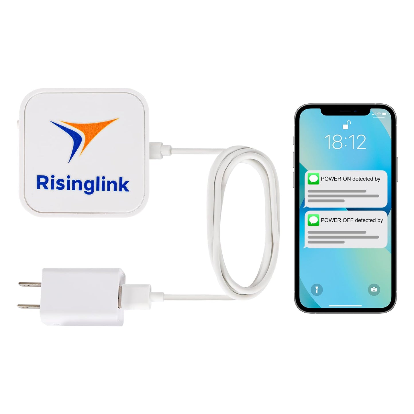 Risinglink Power Failure Alarm Power Failure Detector with Email Text Message and Audio Alerts(2nd Generation)-New
