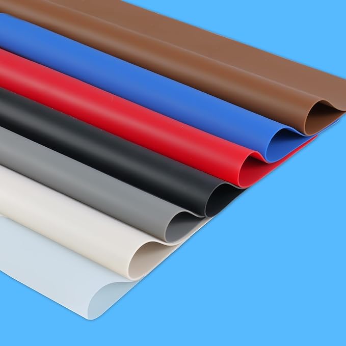 Silicone Mat for Kitchen Counter, Heat-Resistant BPA-Free Nonslip Surface, Trimmable Countertop Protector for Air Fryer (Translucent, 15.7×11.8inch-4pcs)