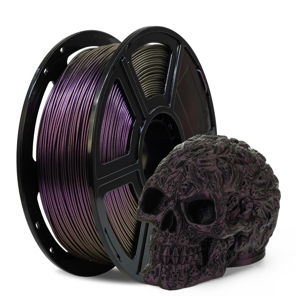FLASHFORGE Rapid PLA Gradient Filament 1.75mm Yellow & Blue, Transform Colors Smoothly & Fast, High Flow Speedy 3D Printer Filam