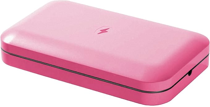 PhoneSoap 3 UV Cell Phone Sanitizer and Dual Universal Cell Phone Charger | Patented and Clinically Proven UV Light Sanitizer | Cleans and Charges All Phones - Orchid