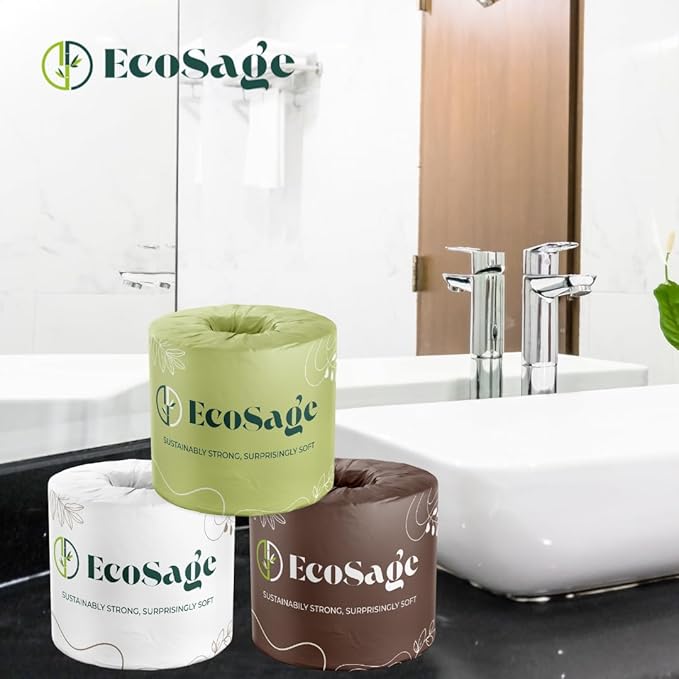 100% Bamboo Toilet Paper - 3 Ply 24 Mega Rolls (Equivalent to 40 Regular Rolls) | Highly Absorbent, Hypoallergenic, FSC-Certified | Eco-friendly,Sustainable, 360 Sheets per Roll, Eco-Conscious Choice