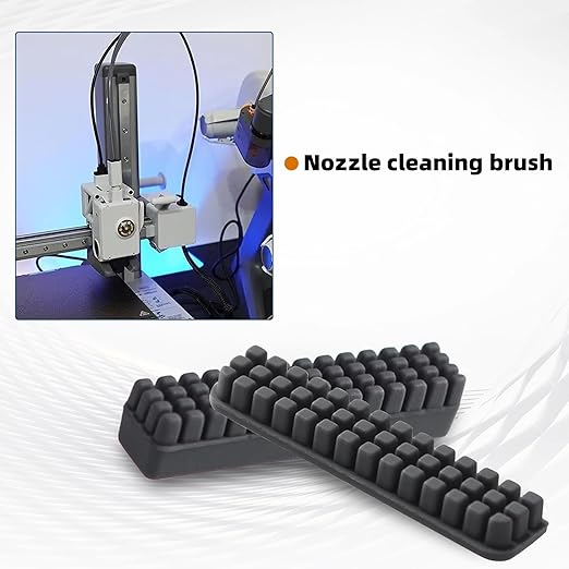 8 PCS Lab A1 Silicone Nozzle Brush Accessories,Mini Wiper Silicone Brush Nozzle Cleaning Brush for Bambu Lab A1 3D Printer Cleaning Tool 3D Printer Parts