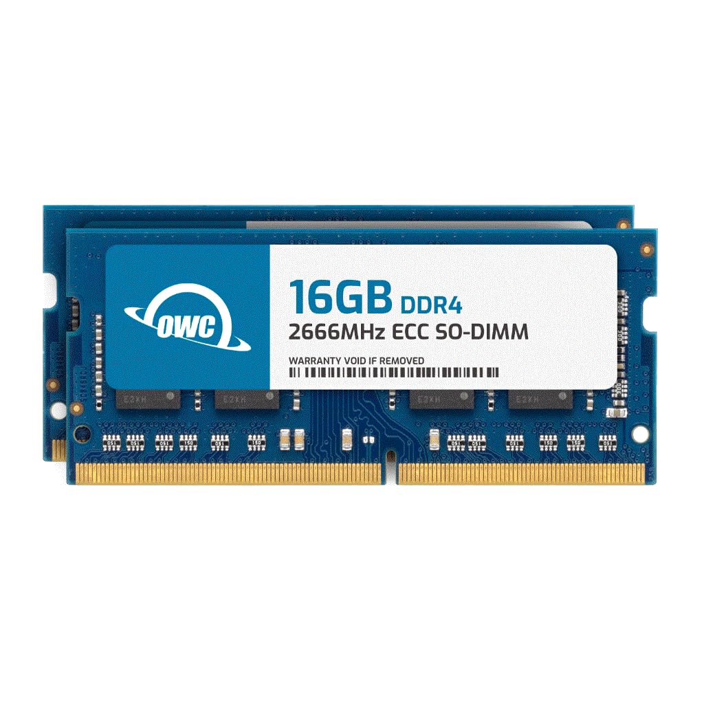 OWC 32GB (2X16GB) DDR4 RAM Compatible with Synology DiskStation DS723+ and DS923+ NAS System 2666MHz PC4-21300 CL19 ECC Unbuffered SODIMM 2Rx8 1.2V Memory Upgrade -Like New