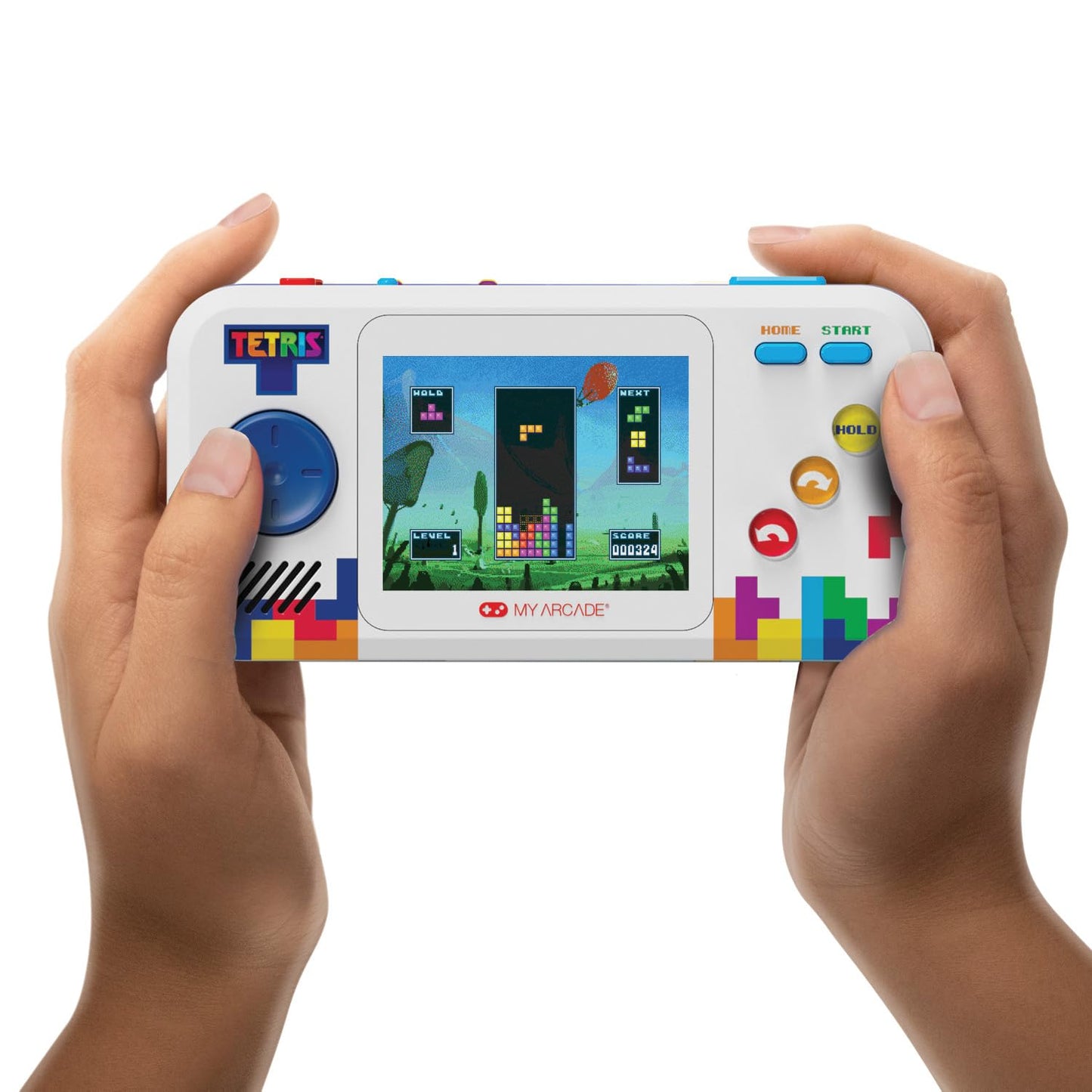 My Arcade Tetris Pocket Player Pro: Portable Game System 2.75 Full Color Display-New