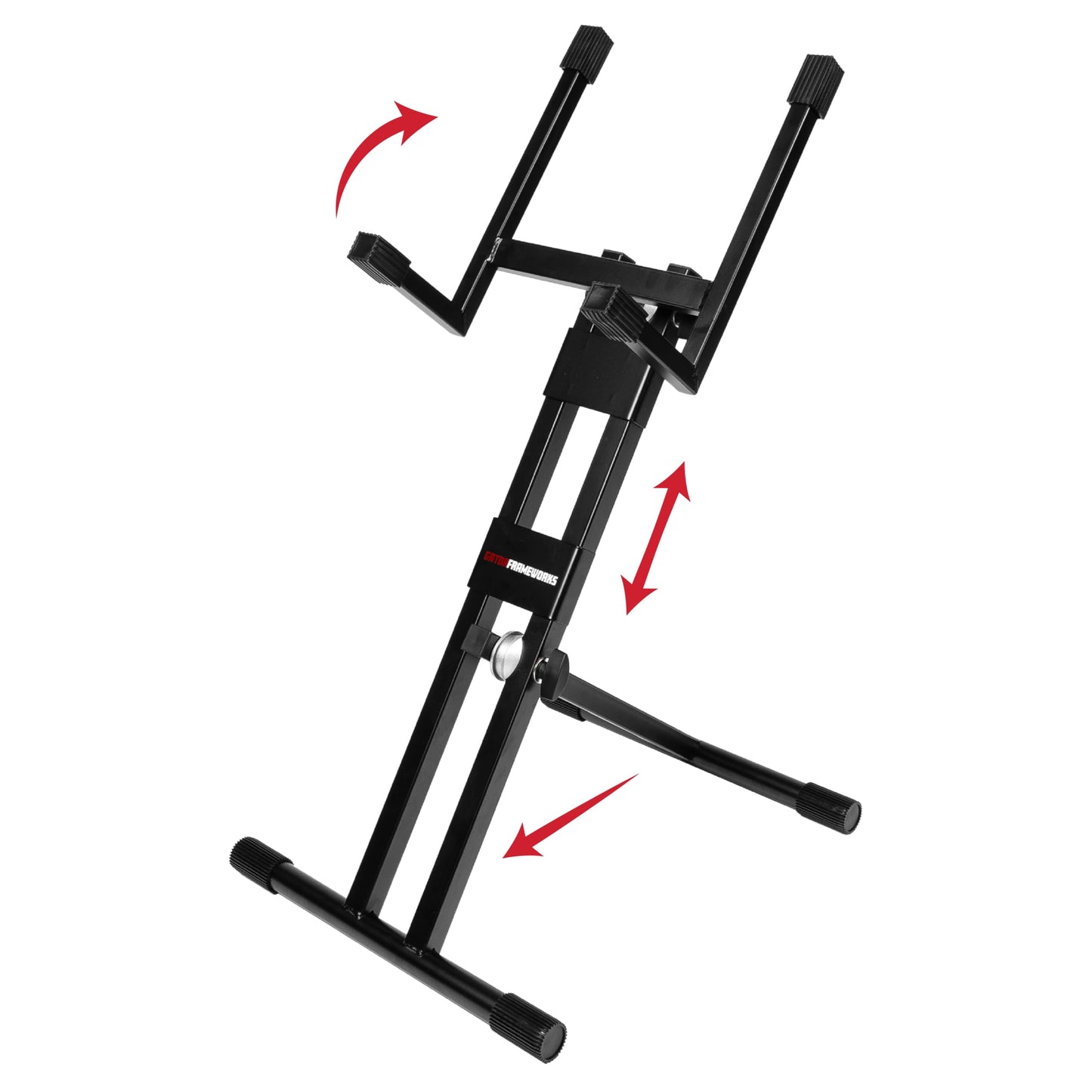 Gator Frameworks High Profile Guitar Amp Stand; Perfect for Digital Modelers and Head Units (GFWGTRAMP200)