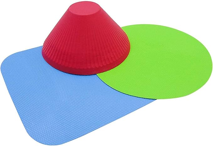 3 pcs Jar Opener Gripper Pads, Rubber Jar Grippers Multi-function Jar Opener for Seniors with Arthritis Weak Hands Kitchen Coasters