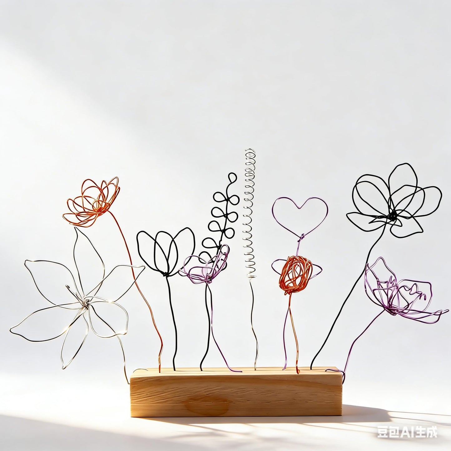 BoFUN Easy Wire Flower Crafts Kit for Teens& Adults Women, DIY Art Hobbies Craft Metal Flower Making Set, Creative Handmade Craft Supplies for Home Decor, Party, Gift Mom Birthday
