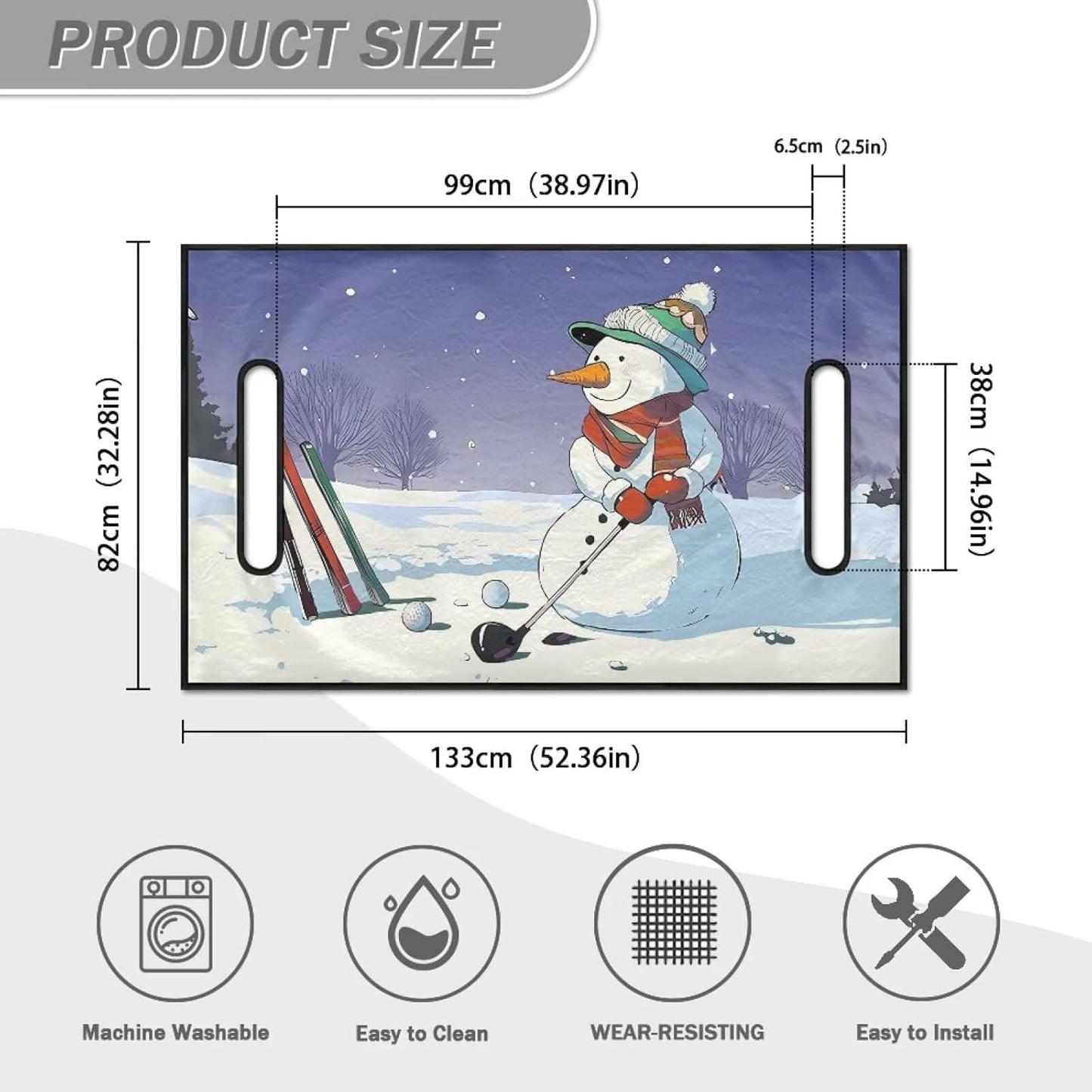 Golf Cart Accessories Anti-hot Golf Cart 50 X 30.9 Inches Seat Cushion Golf Seat Cushion Cover Towel Blanket Fits for Golf Club Cars
