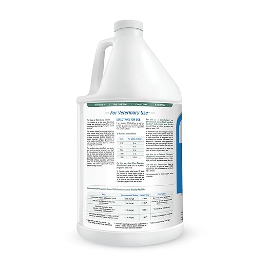 REScue One-Step Disinfectant Cleaner & Deodorizer – For Veterinary Use, Animal Shelters, Pet Foster Homes, Kennels, Litter Box, Concentrate – 1 Gallon