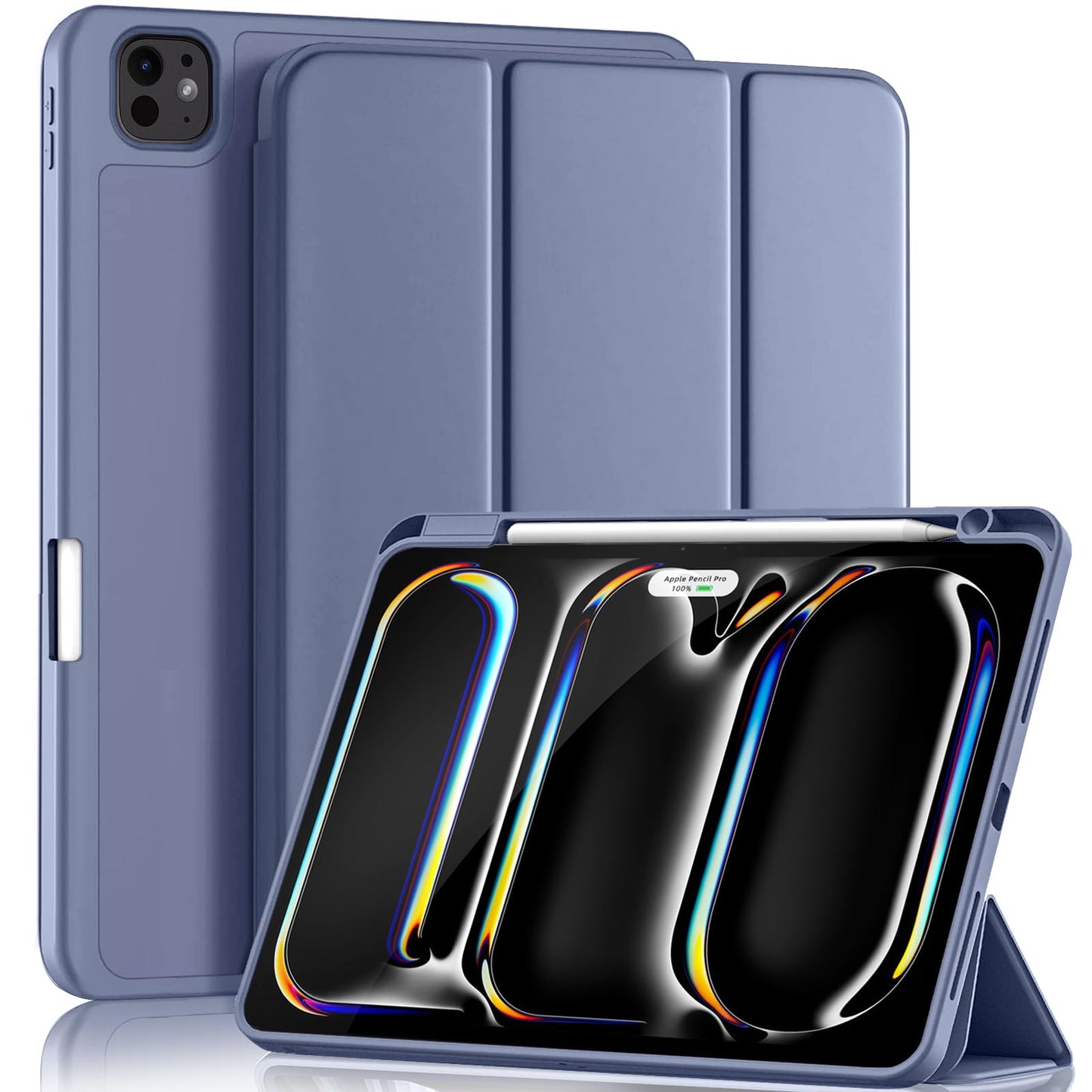 Yuloigan Designed for iPad Pro 11 Inch Case 4th Generation with Pencil Holder for iPad 11 Pro Case 4th/3rd/2nd Gen Protective Cover with Soft Smooth TPU Back for iPad Pro 11 Case PeacockBlue-New