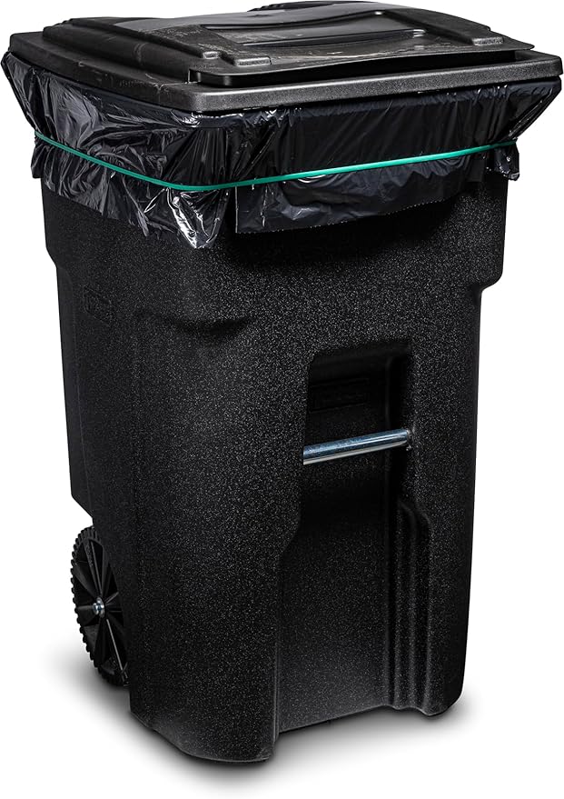 Rubber Bands for 65 Gallon Trash Cans – 12 Pack | Secure 65 Gallon Trash Bags | Heavy Duty, Durable, Stretchable, & Reusable for 65 Gal Garbage Cans