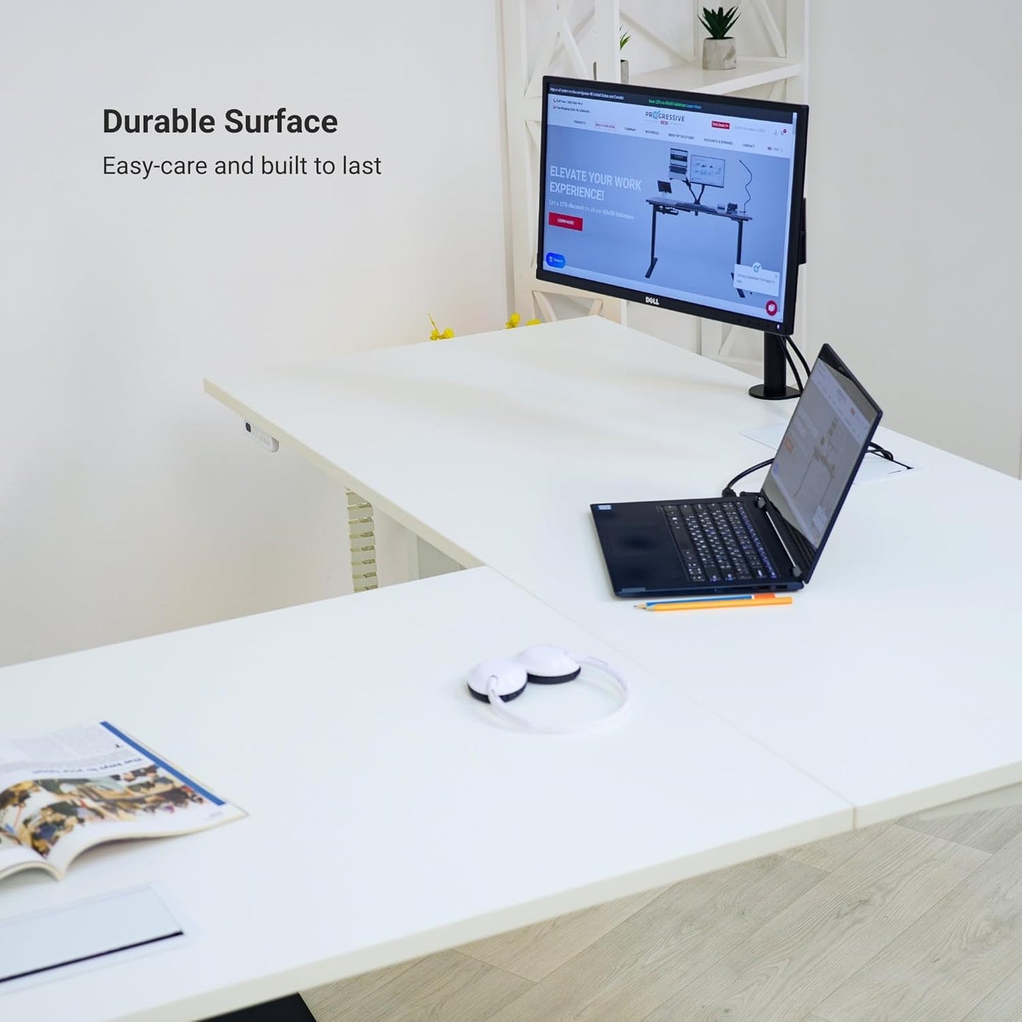 Standing Desk: FLT-05, DT-3030-DC, DT-4830-DC, DA-10-Black