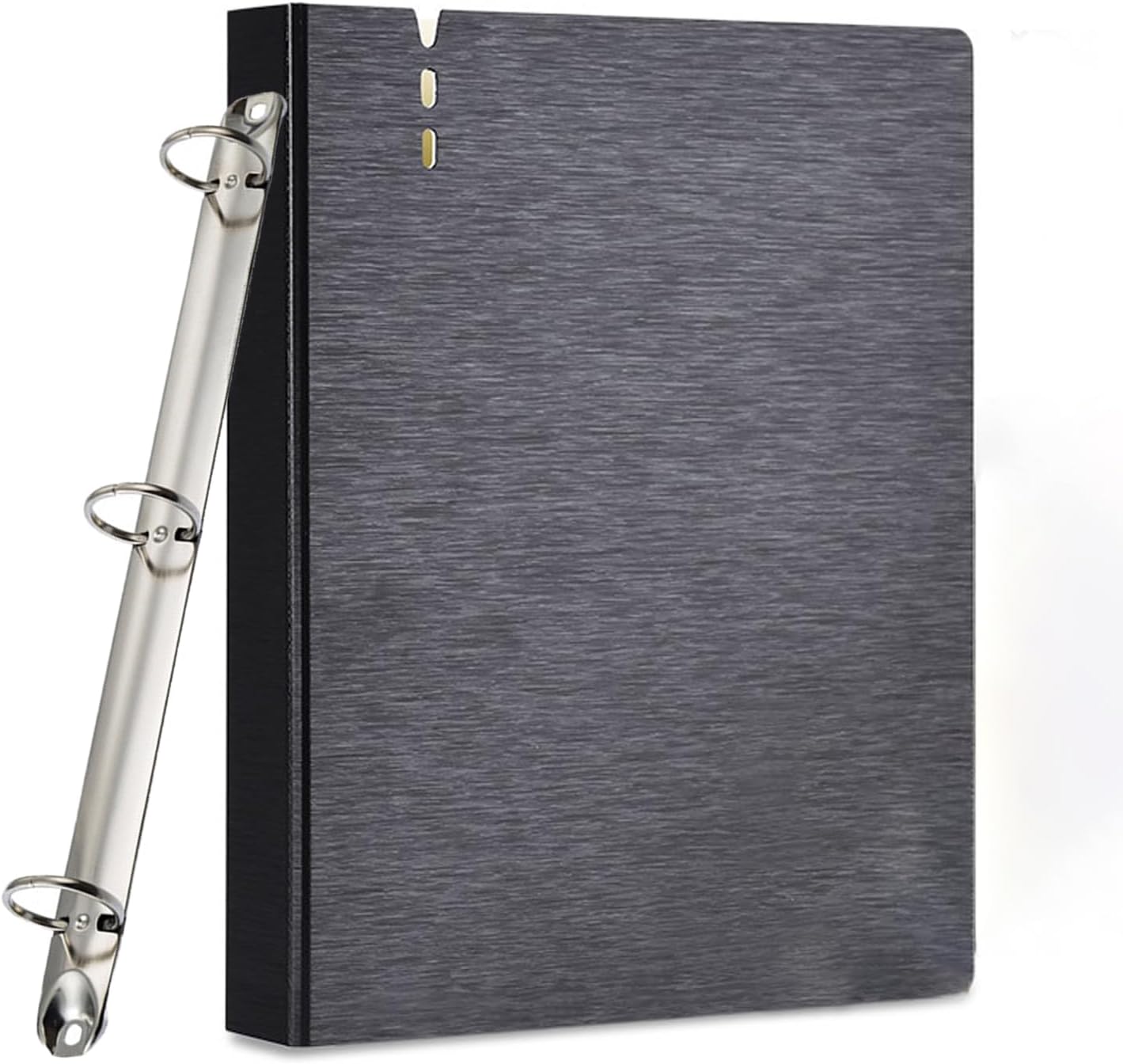 8 Pack Letter Size Ring Binder Mechanism, Metal 3 Ring Binders Ring Replacement Kit, Loose Leaf Binding Spines Combs for Organizers DIY Planners(Silver)