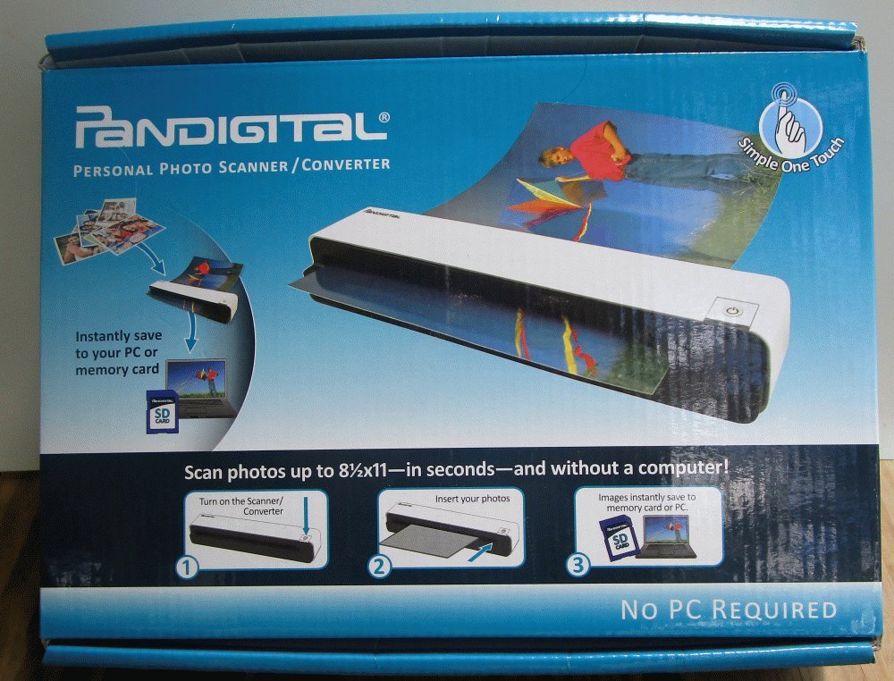 Pandigital Personal Photo Scanner/Converter, White (PANSCN06)