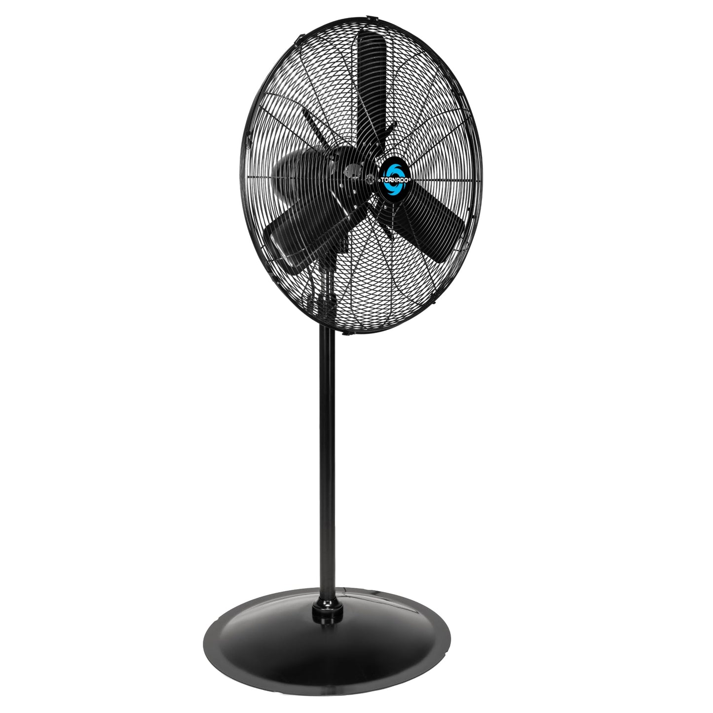 Tornado 7350 CFM 24 Outdoor Rated Water-Resistant IPX4 Metal Oscillating Pedestal Fan-cETL