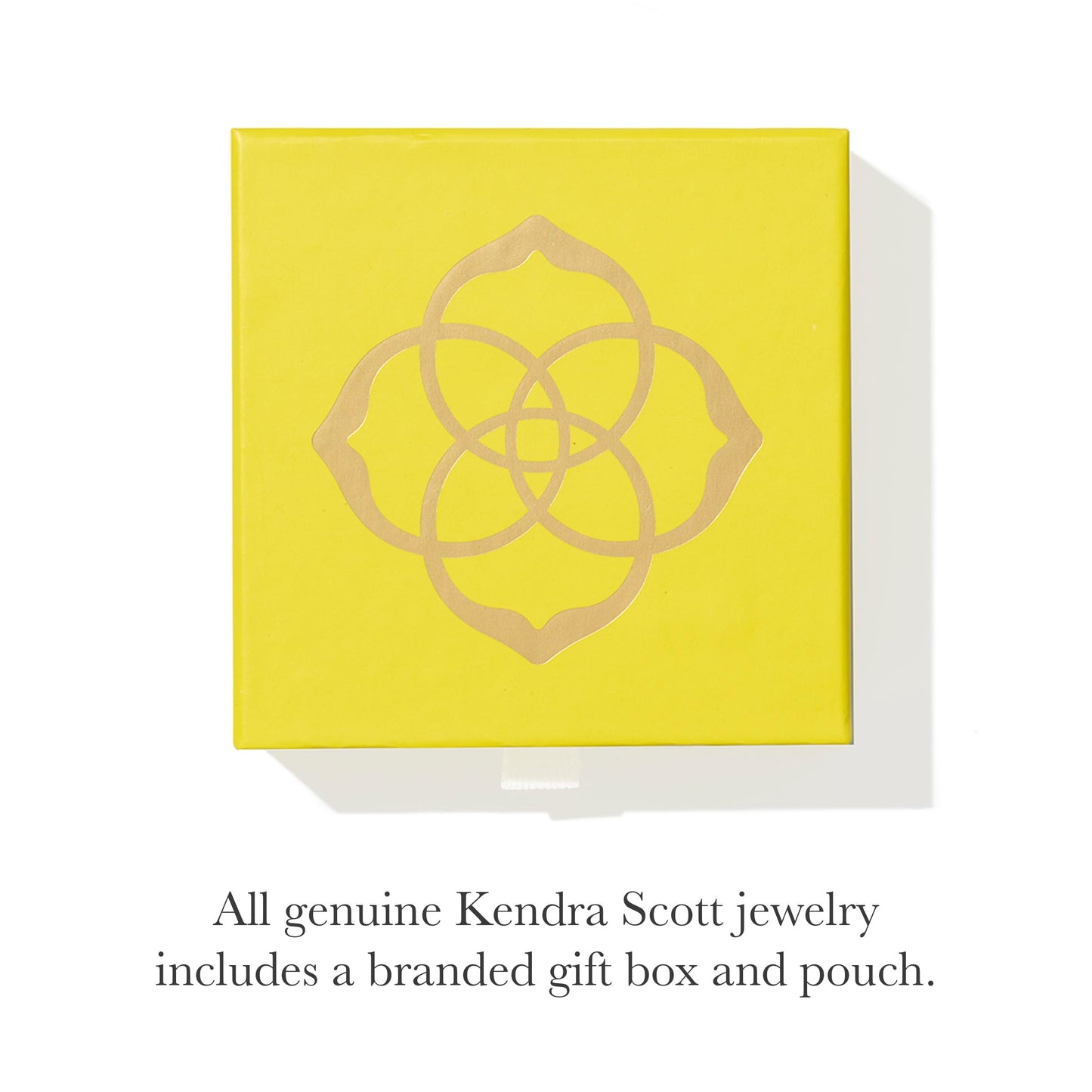 Kendra Scott Elisa Enamel Frame Paperclip Necklace, 14K Gold-Plated Brass, Fashion Jewelry for Women, Red Illusion